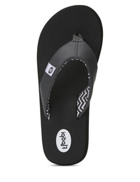 Floopi Women's Bella Yoga Mat Thong Flip Flop, Gray(518)