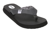 Floopi Women's Bella Yoga Mat Thong Flip Flop, Gray(518)