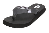 Floopi Women's Bella Yoga Mat Thong Flip Flop, Gray(518)
