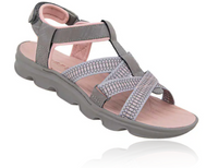 Jsport Ladies' Strap Sandal, Gray
