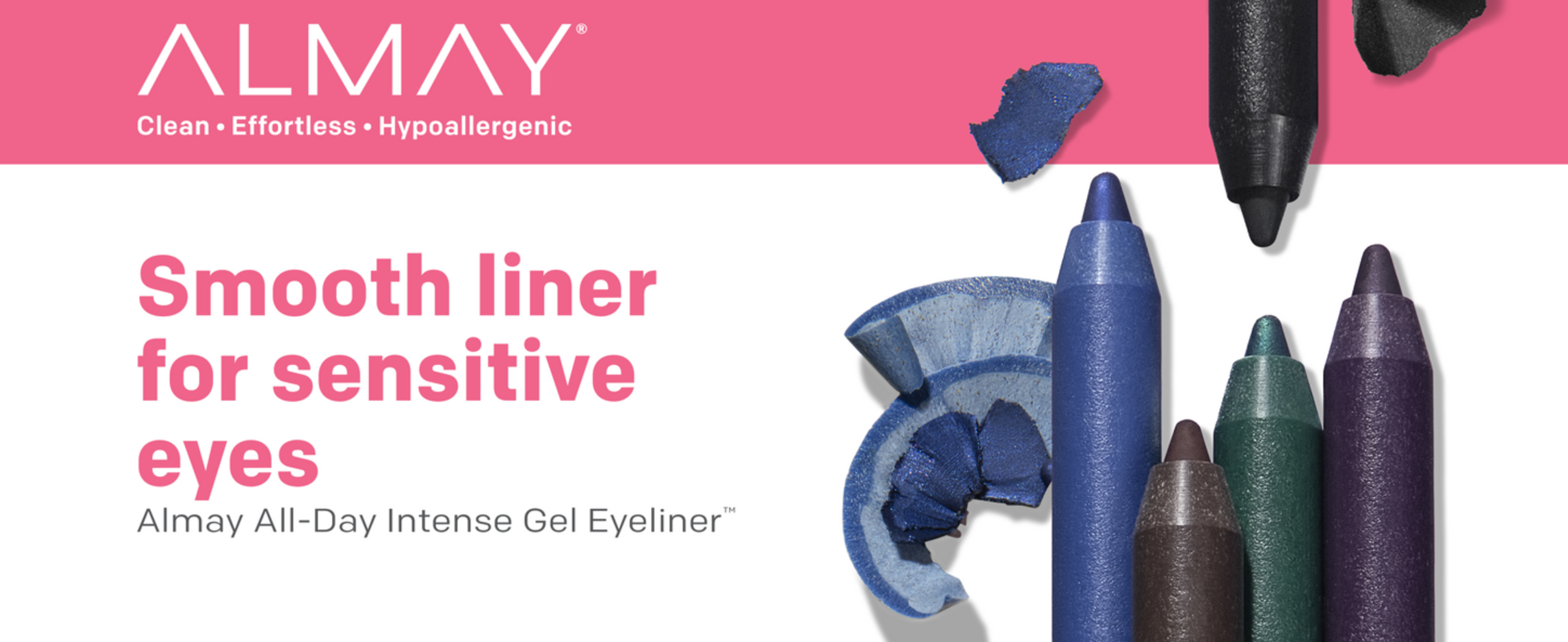 ALMAY All-Day Intense Waterproof Gel Eyeliner (140) Deep Chestnut