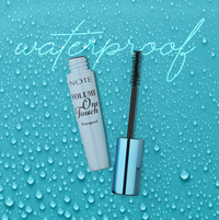 Note Cosmetics Volume One Touch Waterproof Mascara, Long Lasting, Black [01]