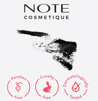 Note Cosmetics Volume One Touch Waterproof Mascara, Long Lasting, Black [01]