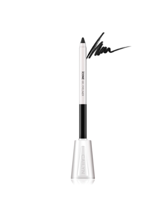 CAILYN Cosmetics iCONE GEL EyeLiner with Sharpner Holder, 01 BLACK