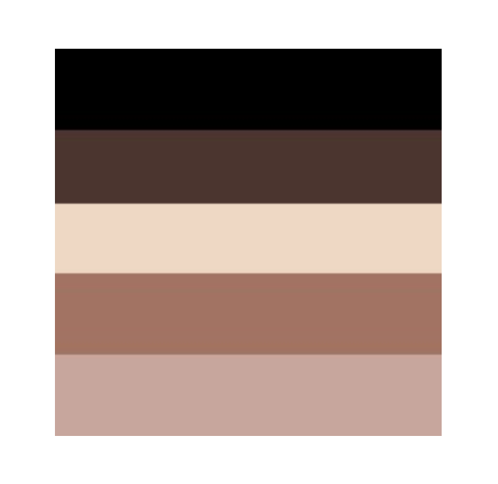 Felina Body Smooth Hi Cut Seamless Brief - Cocoa Beans (5-pack)