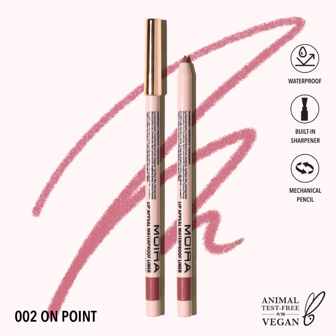 Moira Cosmetics Lip Appeal Waterproof Liner - On Point (002)
