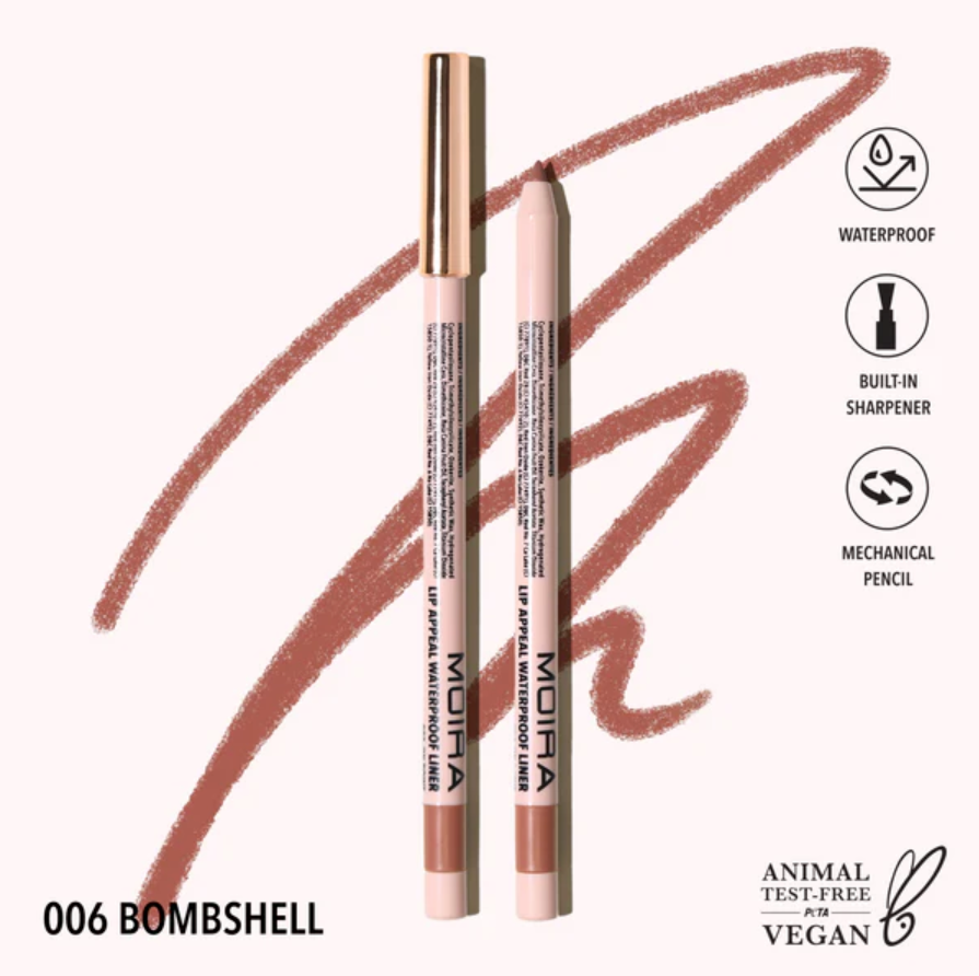 Moira Cosmetics Lip Appeal Waterproof Liner - Bombshell (006)
