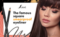 Sorme' Treatment Cosmetics Smear-Proof Eyeliner, (2) Black Brown