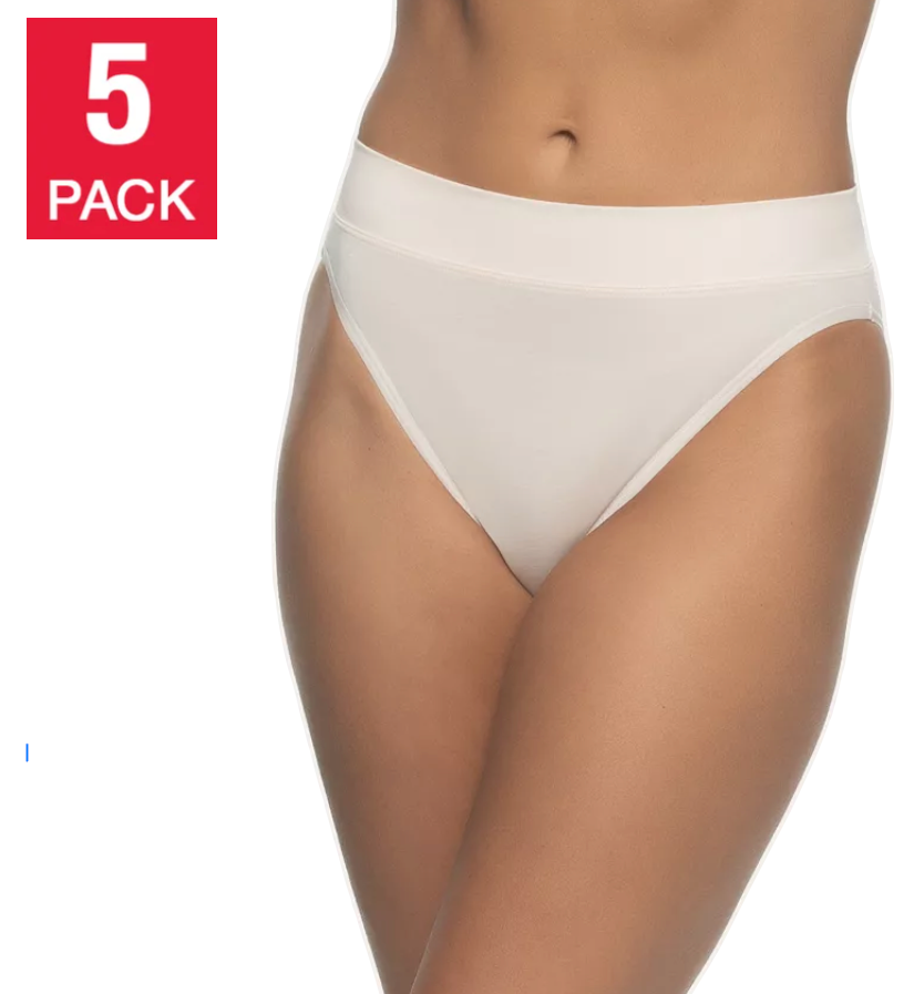 Felina Pima Cotton Hi-Cut Underwear - Sun Kissed (276) (5-pack)