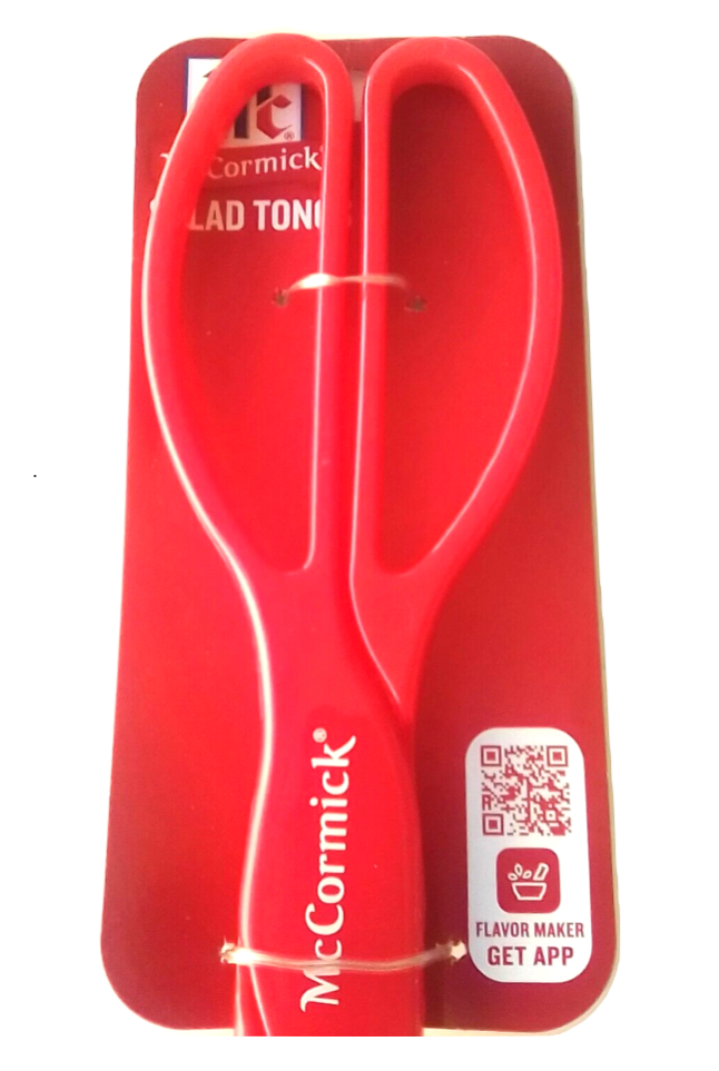 McCormick Plastic Salad Tongs, 11-in., - (1-Pack)