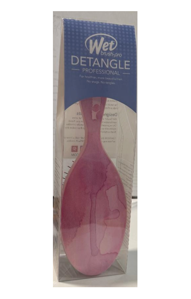 Wet Brush Professional Detangle Brush, Watercolor - Pink