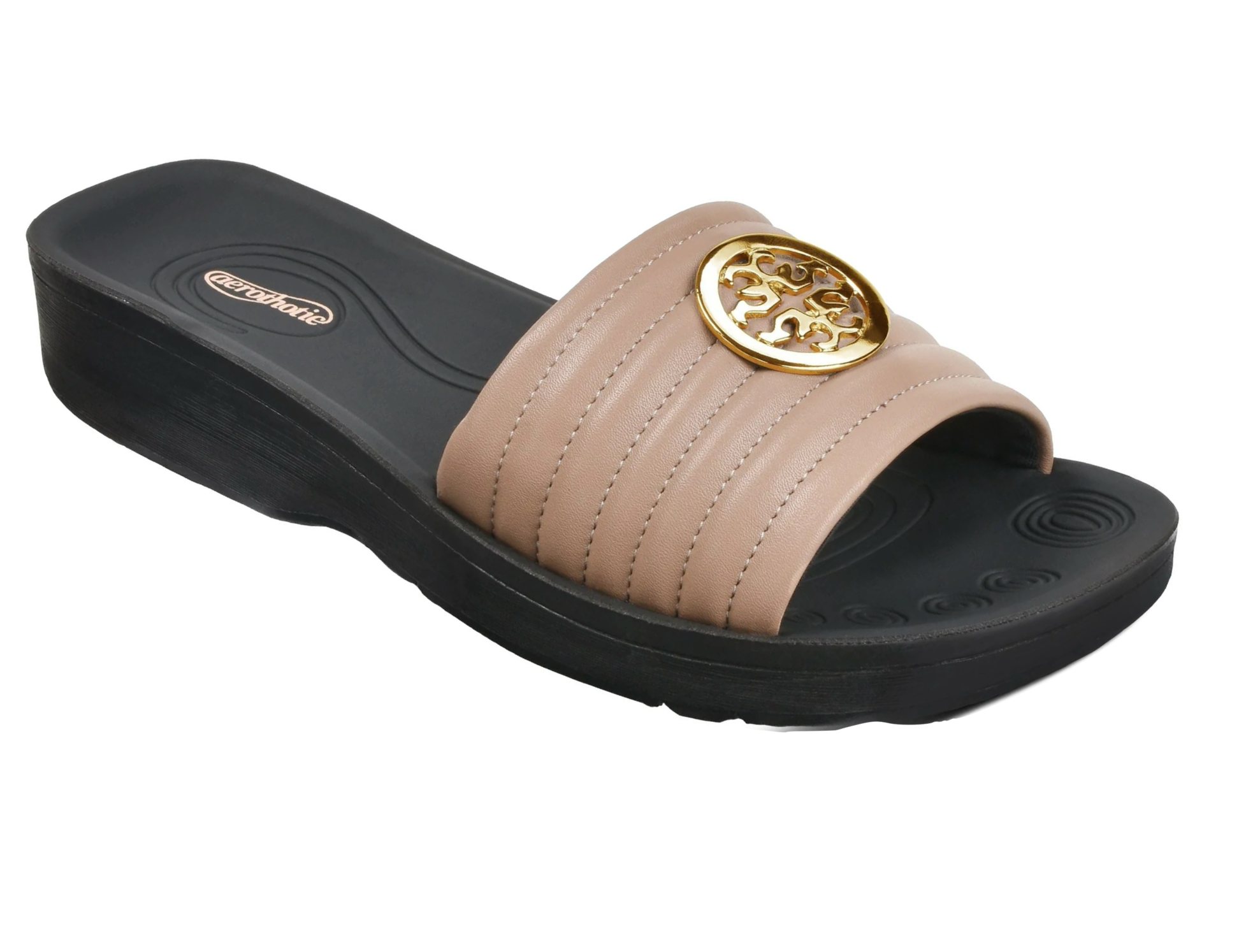 Aerothotic - Orthopedic Casual Slides For Women, OTIS - Beige (L0353)