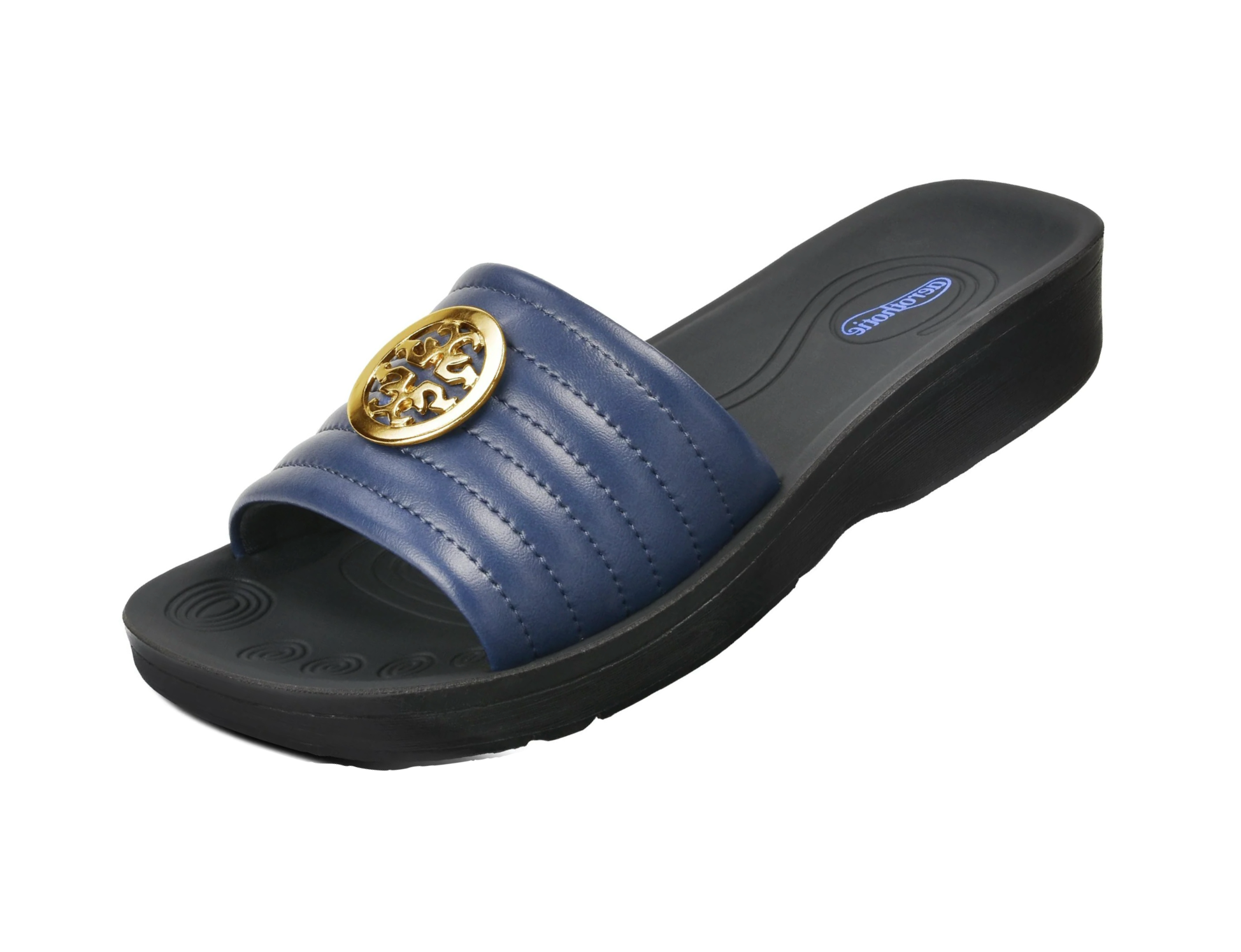 Aerothotic - Orthopedic Casual Slides For Women, OTIS - Navy (L0353)