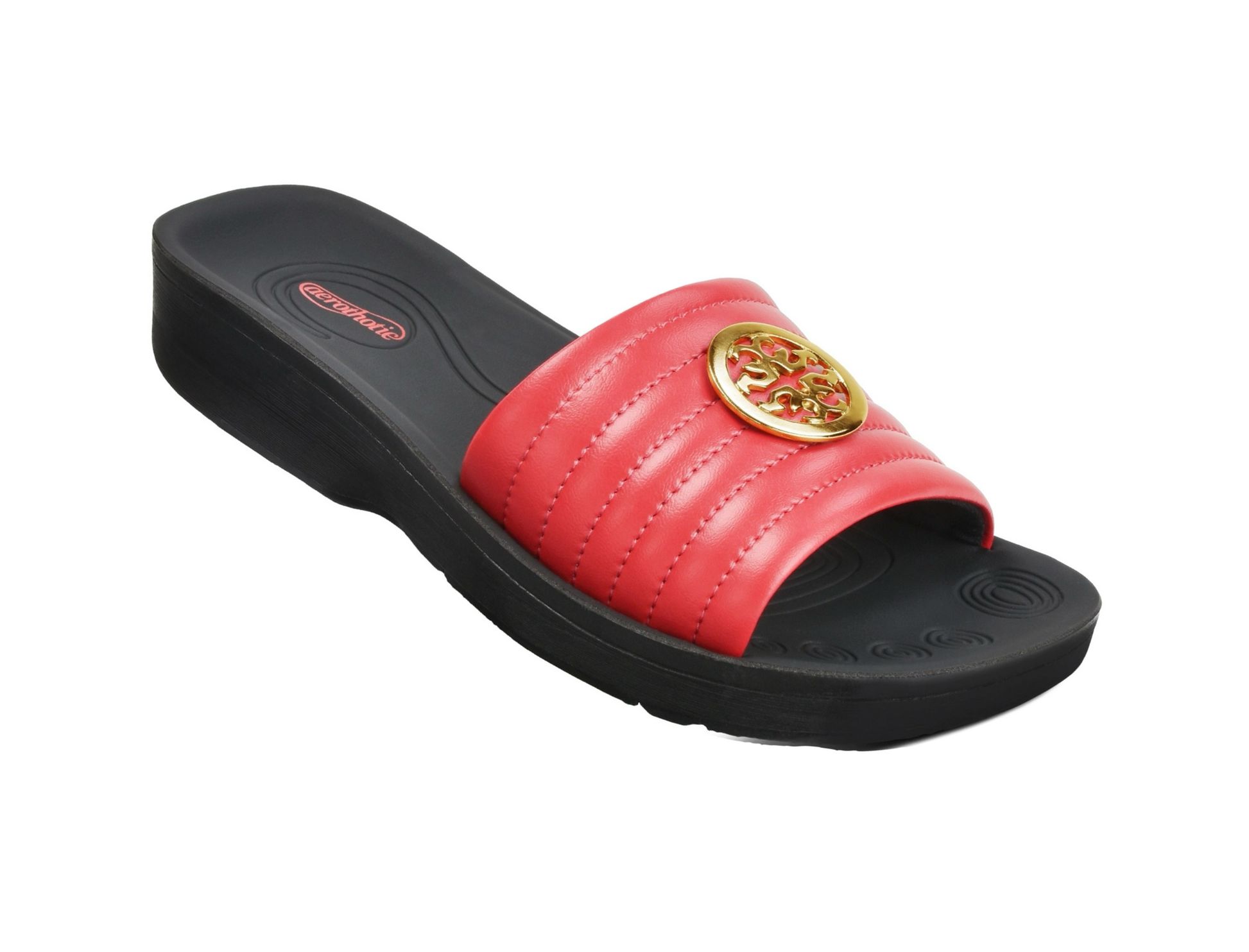 Aerothotic - Orthopedic Casual Slides For Women, OTIS - Red (L0353)