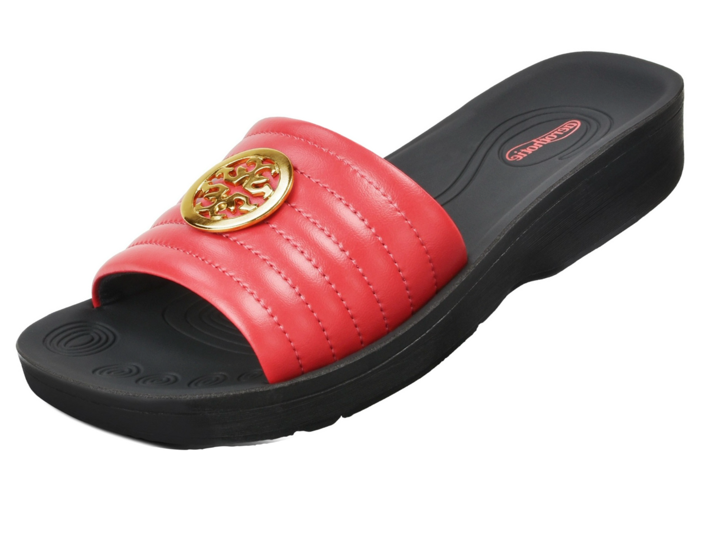 Aerothotic - Orthopedic Casual Slides For Women, OTIS - Red (L0353)