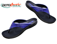 Aerothotic Women's Comfortable Slides, Sela , Blue (L1302)