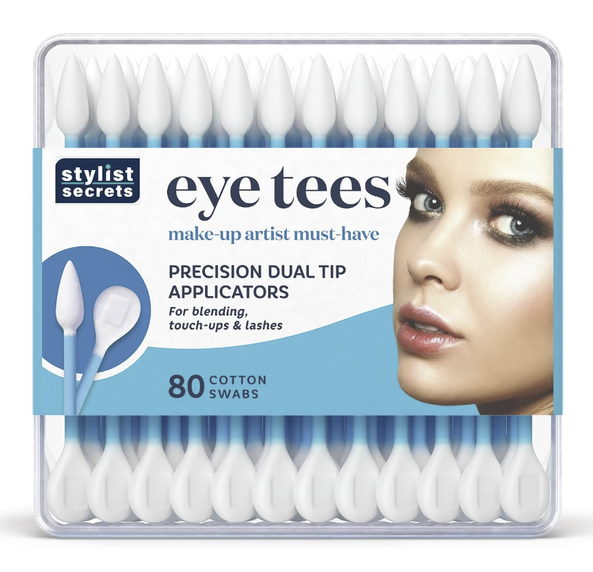Stylist Secrets® Eye Tees Cotton Swabs tips (80 Count) (12-PACK)