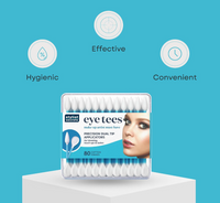 Stylist Secrets® Eye Tees Cotton Swabs tips (80 Count) (12-PACK)
