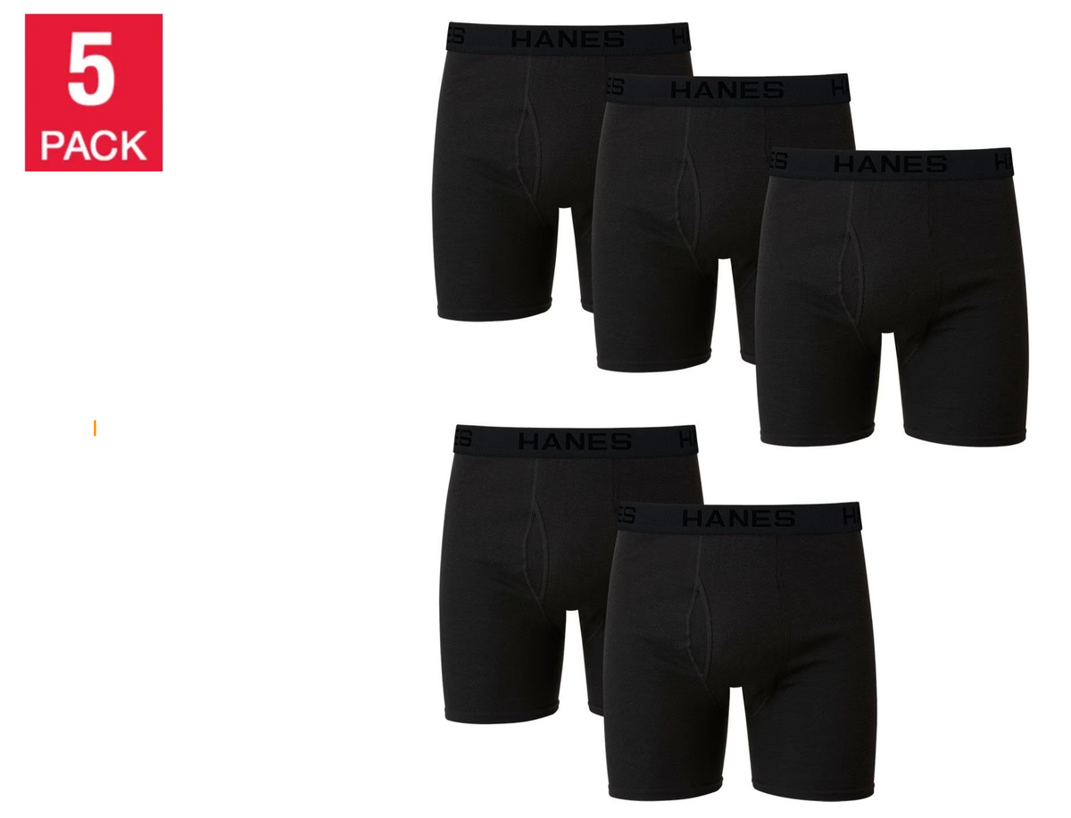 Hanes Men's 8-Pack Best Brief Black, Assorted colors (5-Pack)