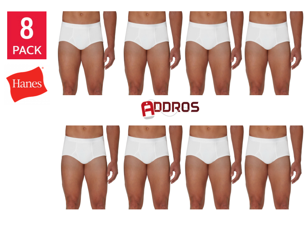 Hanes Men's Best Brief, White (8-Pack)