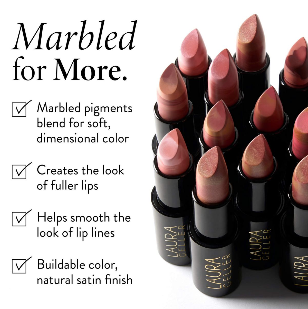 LAURA GELLER Italian Marble Sheer Hydrating Lipstick