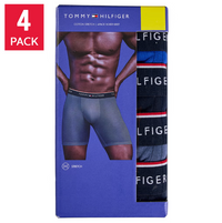 Tommy Hilfiger Men's Boxer Brief, (4-Pack)