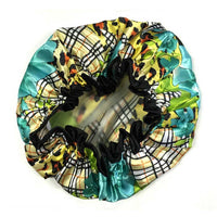 Wrapables Trendy Satin Shower Cap-Diva Prints