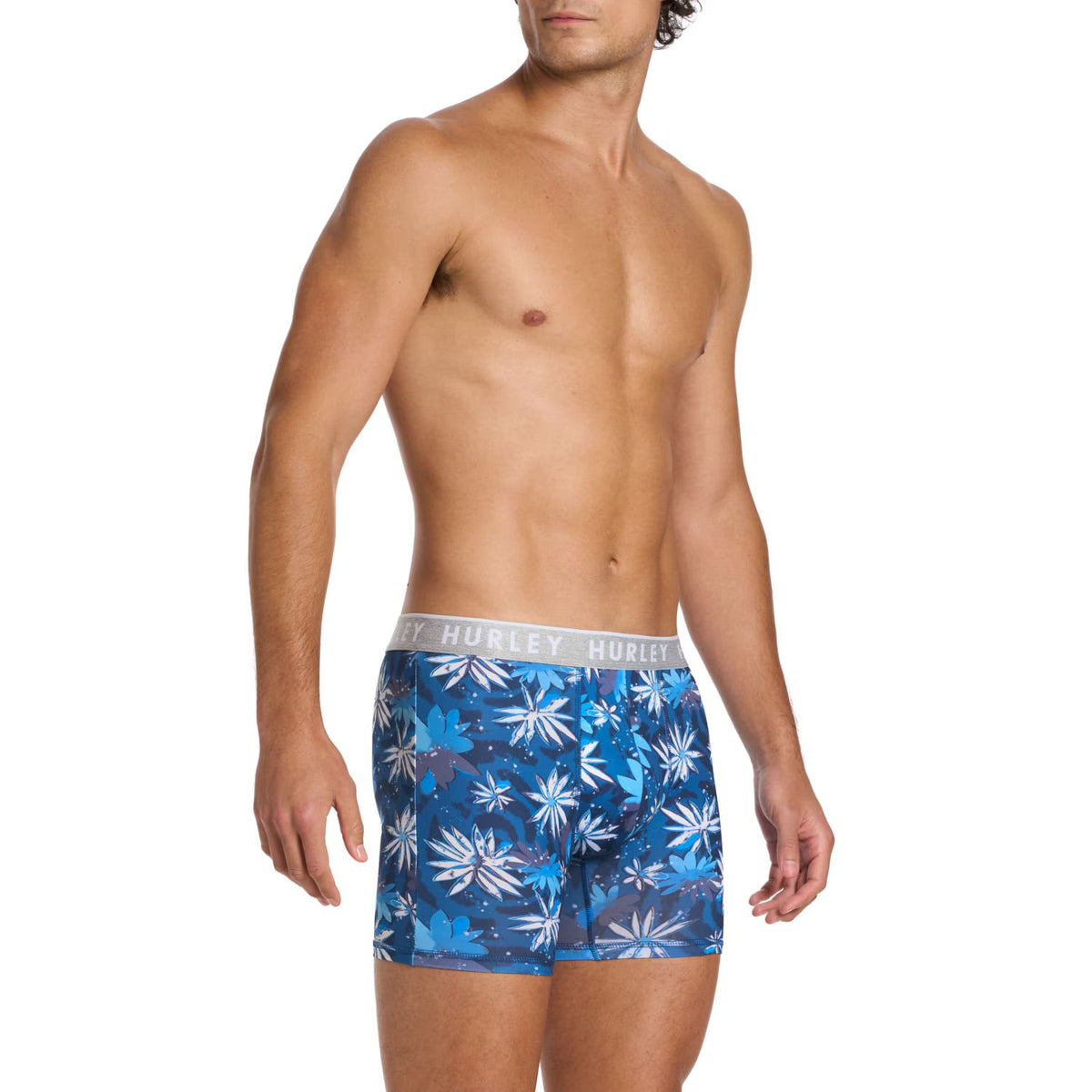 Hurley Men's Mens Boxer Brief, Assorted Colors (4-Pack)