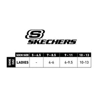Skechers Women's Super Soft Low-Cut Sock - Black Pack (6-Pair)