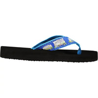 NORTY Womens Flip Flops Adult Female Thong Sandals, Happy Camper (12263)