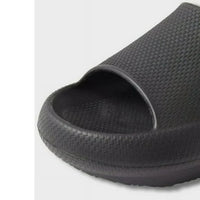 32 Degrees Unisex Cushion Slide Sandal, Black