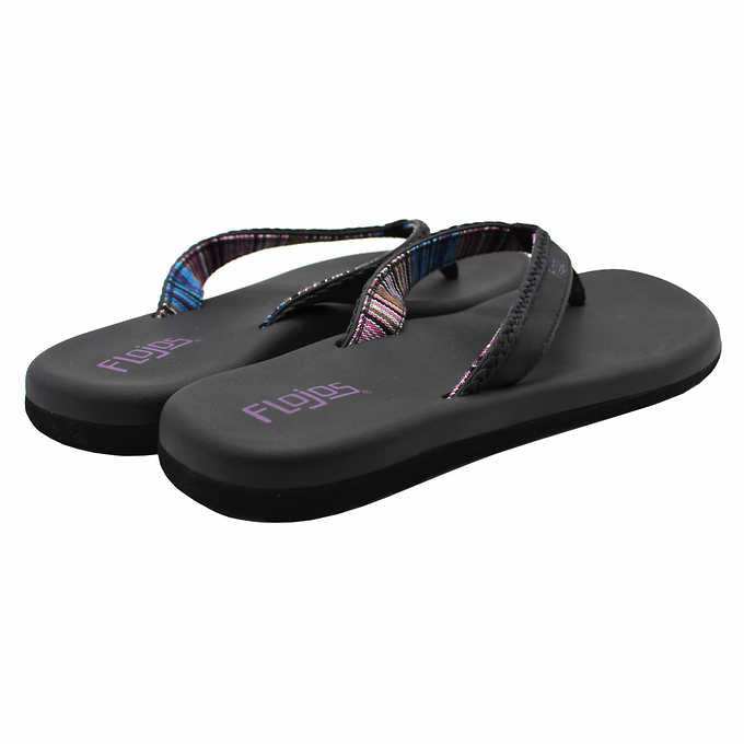 Flojos Ladies' Flip Flop, Black