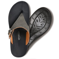 Aerothotic Women's Comfortable Arch Support Sandal, Shale, Grey (L0817)