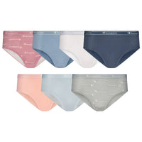 Champion Girls - Stretch Soft Brief, Lilas Print Pack (7-Pack)