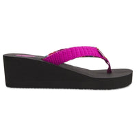 Floopi Womens Anna Wedge Yoga Mat Thong Flip Flop (519)