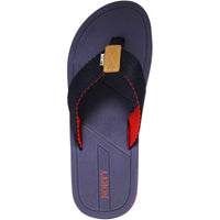 NORTY Men's Sandals Outdoor & Indoor Flip Flop (Navy/Red) - (11114)