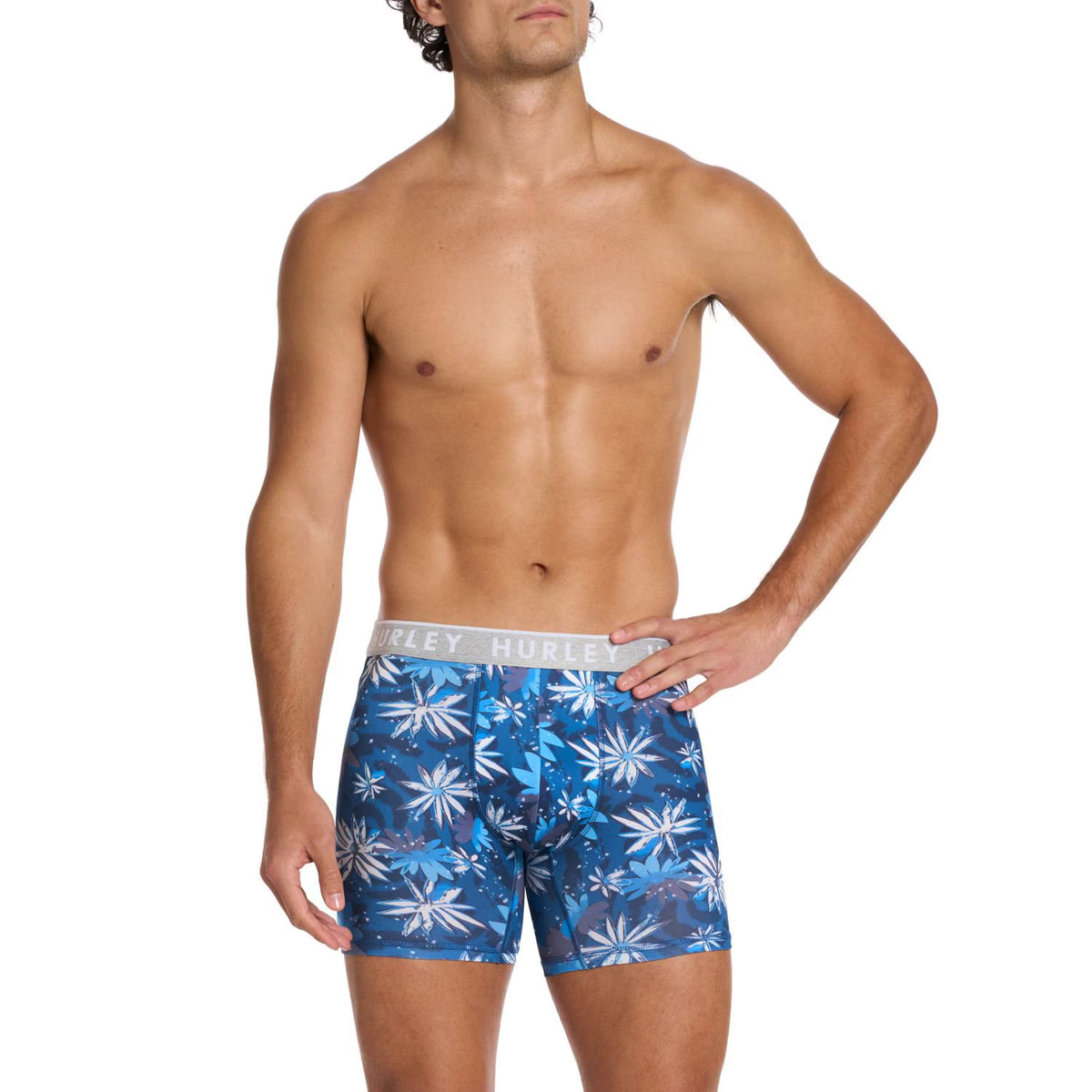 Hurley Men's Mens Boxer Brief, Assorted Colors (4-Pack)