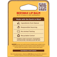 Burt's Bees 100% Natural Origin Moisturizing Beeswax Lip Balm
