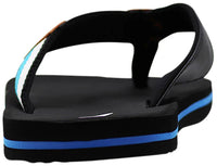 NORTY Men's Sandals, Outdoor & Indoor Flip Flop Thong Shoe (Black/Blue) - (11041)