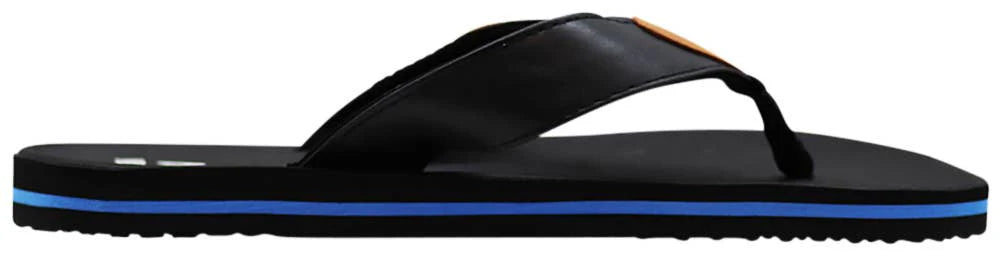 NORTY Men's Sandals, Outdoor & Indoor Flip Flop Thong Shoe (Black/Blue) - (11041)