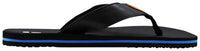 NORTY Men's Sandals, Outdoor & Indoor Flip Flop Thong Shoe (Black/Blue) - (11041)