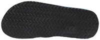 NORTY Men's Sandals, Outdoor & Indoor Flip Flop Thong Shoe (Black/Blue) - (11041)