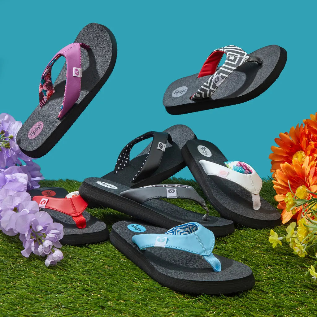 Floopi Women's Bella Yoga Mat Thong Flip Flop 
