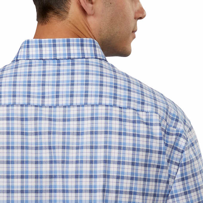 IZOD Men’s Soft Wash Essentials, Dark Blue Dress Shirt