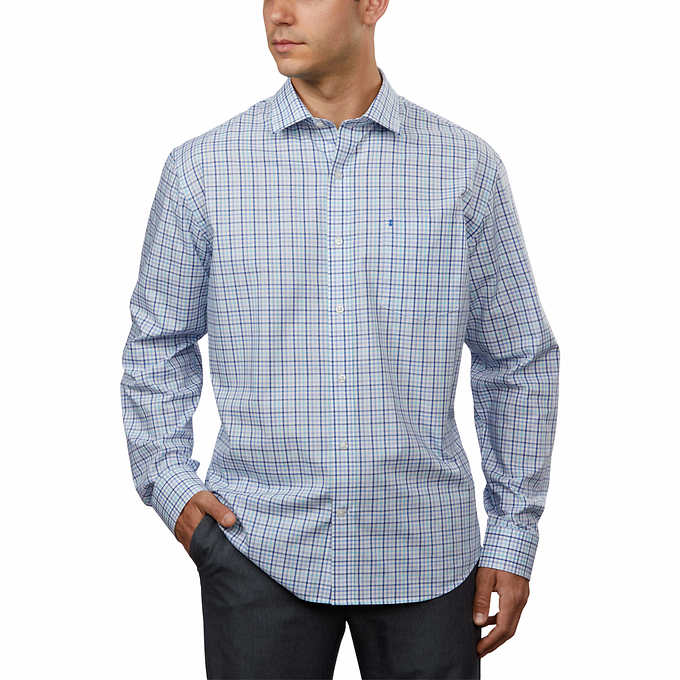Izod Men’s Soft Wash Essentials Dress Shirt