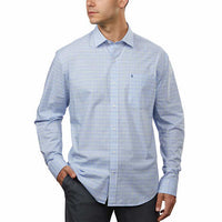 Izod Men’s Soft Wash Essentials, Light Blue Dress Shirt
