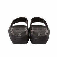 32 Degrees Unisex Cushion Slide Sandal, Black