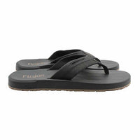 Flojos Men's Flip Flop, Black, 12