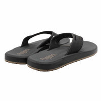 Flojos Men's Flip Flop, Black, 12