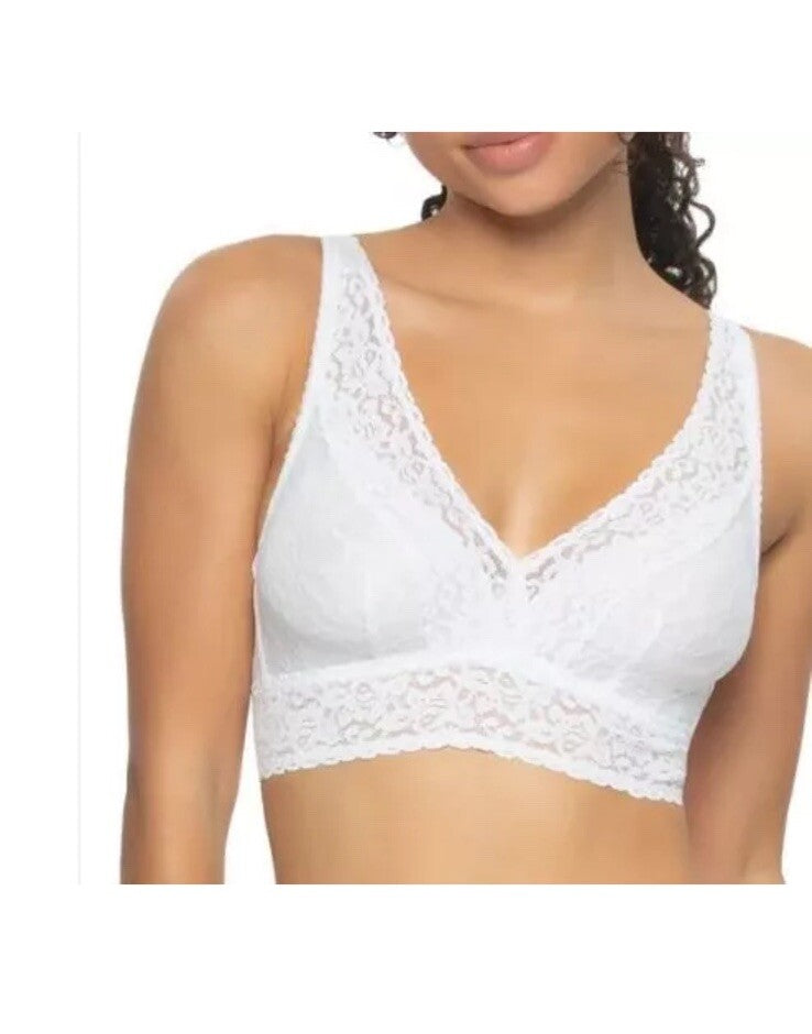 Felina Ladies Lace Bralette, Black/White (2-pack)